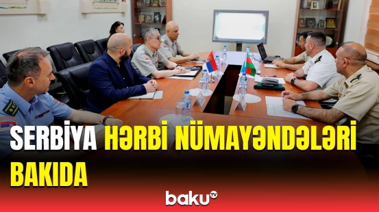 Azərbaycan və Serbiya hərbi nümayəndələri arasında görüş keçirilib