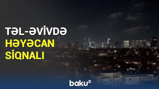 İsrailin paytaxtında həyəcan siqnalı yenidən işə düşdü
