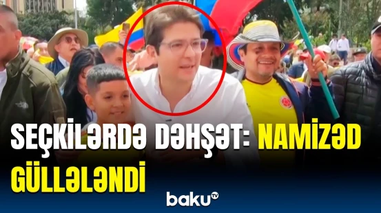 Kolumbiyada prezidentliyə namizədə silahlı hücum