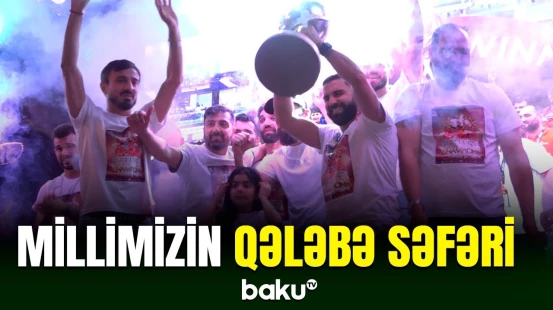 Azərbaycanın minifutbol millisinin dünya çempionu olması münasibətilə konsert keçirilib