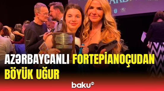 13 yaşlı Ayan Əhmədzadə Londonda beynəlxalq müsabiqənin qalibi oldu