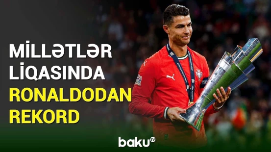 Portuqaliya millisinin hücumçusu Kriştiano Ronaldo turnir tarixində rekord əldə edib