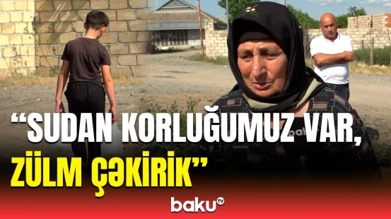 Bəhanələrlə bizi yola verirlər... | Ağcabədililər su problemindən əziyyət çəkir