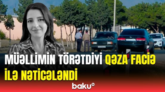 Şəmkirə işə gedən müəllimlər ağır qəzaya düşdü | Maşındakı azyaşlı isə...