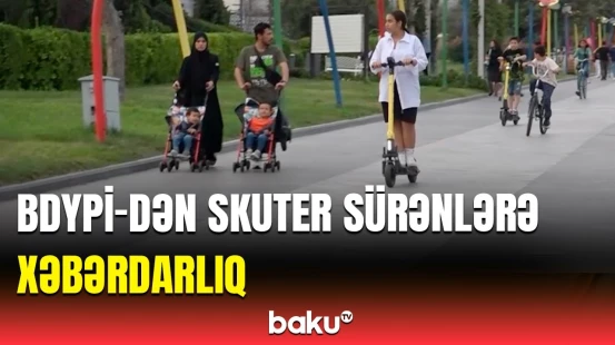 Bu davranış faciə ilə nəticələnə bilər | Skuter sürənlərin nəzərinə