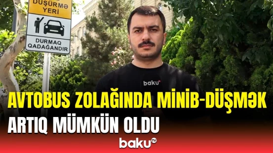 Bakının bu küçəsindəki avtobus zolağı ilə bağlı mühüm dəyişikliklər | Detallar açıqlandı