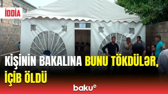 "2 azyaşlı uşağı var idi... " | Goranboyda 30 yaşlı kişinin faciəvi sonu
