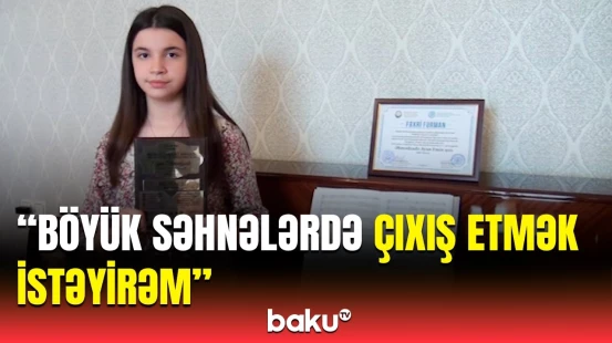 Şəki məktəbinin 13 yaşlı şagirdi beynəlxalq müsabiqənin qalibi oldu