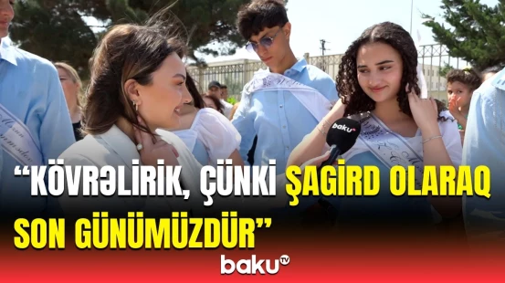 221 nömrəli məktəbdə “Son zəng” | Şagirdlər təəssüratlarını bölüşdü