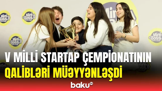 "MiniBoss Business School Baku"nun şagirdlərinə mükafatlar təqdim olundu