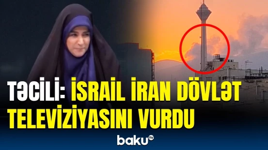 Aparıcı elə dəhşət yaşadı ki... | Hücum anı canlı yayımda lentə alındı