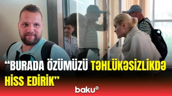 İrandan təxliyə olunan Belarus vətəndaşı Azərbaycana təşəkkür etdi