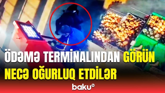 8 mini götürüb qaçmaq istədilər, amma... | Gəncədəki hadisənin anbaan görüntüləri