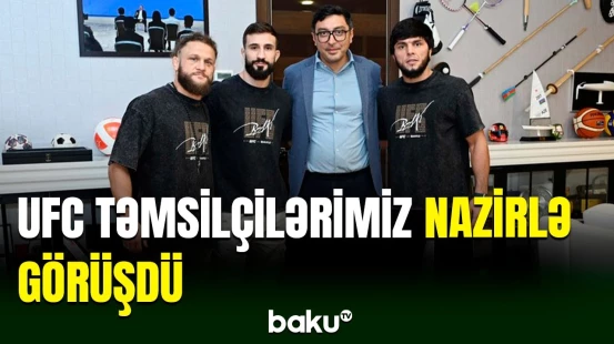 Fərid Qayıbov MMA döyüşçülərimizi qəbul etdi