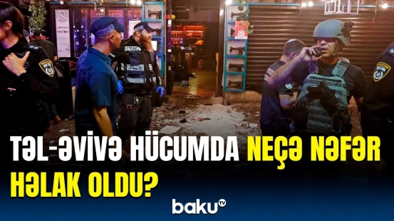 Ağır zərbələrə məruz qalan Təl-Əvivdən dəhşətli mənzərə