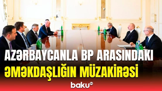 Ölkələrin enerji təhlükəsizliyində Azərbaycanın rolu | Prezident BP şirkətinin rəsmisini qəbul etdi