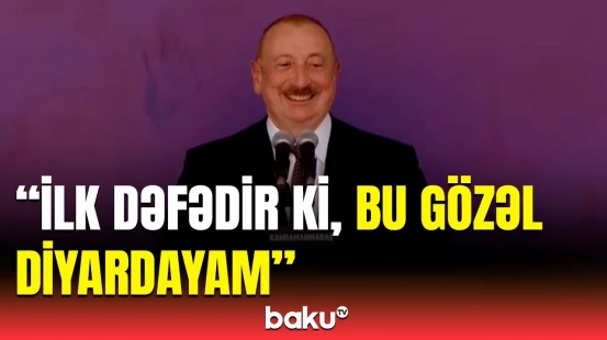 Burada olmaqdan çox məmnunam | Prezident İlham Əliyev Kahramanmaraşda