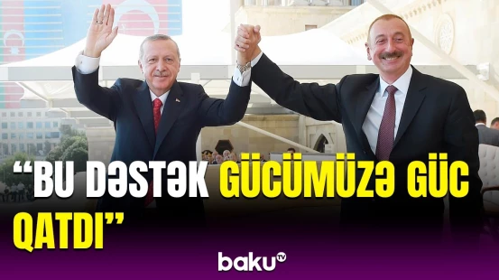 Savaşın ilk günündən birlikdə idik | Prezident Kahramanmaraşda çıxış etdi
