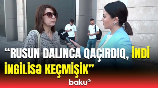 "Hamı xarici dil bilməlidir?!" | Bakı sakinlərindən mağaza adları ilə bağlı tənqid