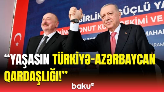 Liderlərdən qardaşlıq mesajları | "Azərbaycan məhəlləsi"nin açılışından qürurverici anlar