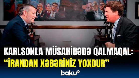 "Devirmək istədiyiniz ölkə barədə bunu bilmirsiniz?" | Karlsonun sualları senatoru çətinə saldı