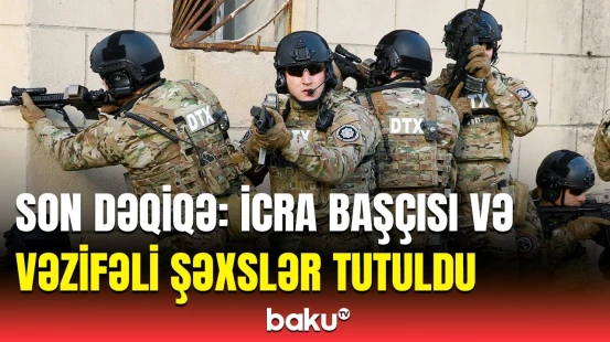 Qaxda əməliyyat | İcra başçısı və digər vəzifəlilər nələrdə ittiham olunur?
