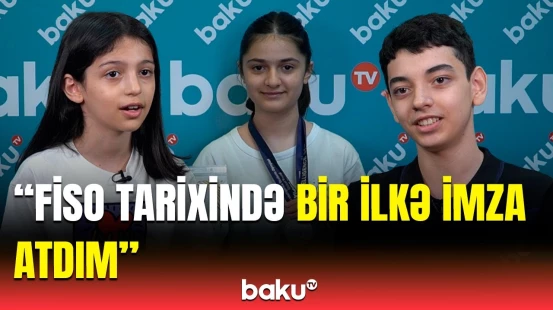 Azərbaycanlı şagirdlər beynəlxalq olimpiadada yüksək nəticə göstəriblər