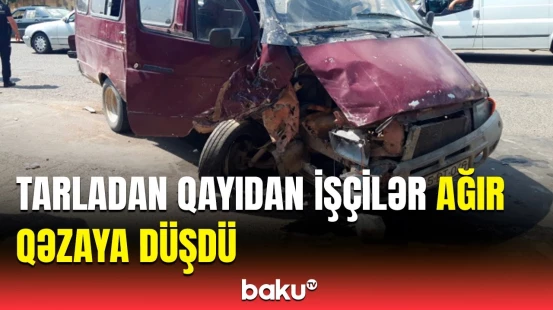Biləsuvarda dəhşətli yol qəzası | "Hamısının başları, ayaqları..."