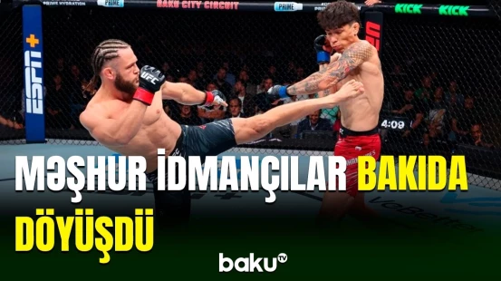 Azərbaycanda ilk dəfə UFC turniri keçirilib