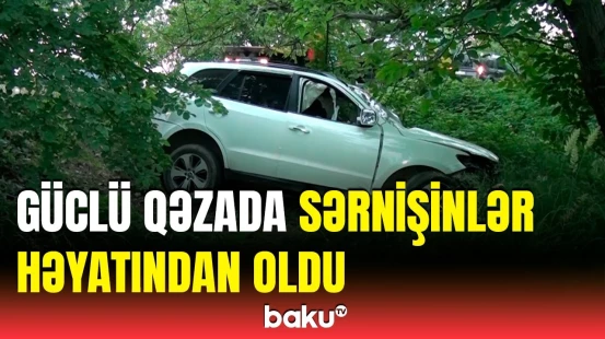 Bakı-Quba yolunda qəza faciə ilə bitdi | Ölən və yaralananlar var