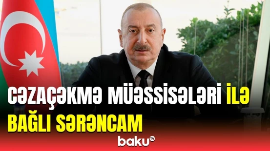 Cəzaçəkmə müəssisələrində peşə təhsili ilə bağlı qərar | Nazirlər Kabinetinə tapşırıq verildi