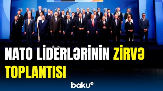 NATO liderləri bir arada | Zirvə toplantısından görüntülər