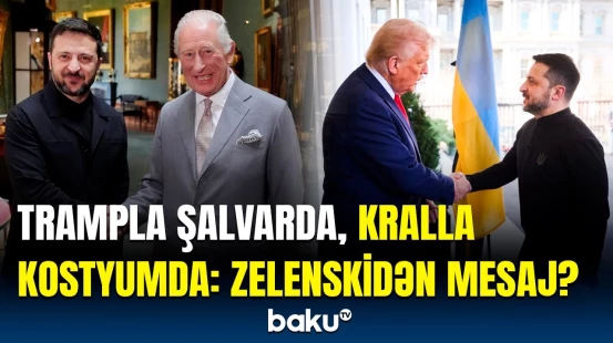 Zelenskinin illər sonra kostyum geyinməsi gündəm oldu | "Bizi saymayan prezidentə..."