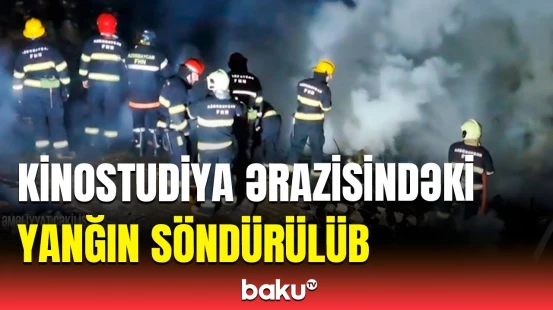 Bakıdakı güclü yanğının qarşısı alınıb | FHN yeni görüntülər yaydı