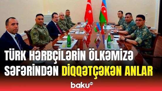 Türkiyənin nümayəndə heyəti Quru Qoşunları Komandanlığını ziyarət etdi | Nələr müzakirə edildi?