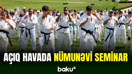 Bakıda kontakt karate üslubları üzrə nümunəvi yay seminarı təşkil olunub