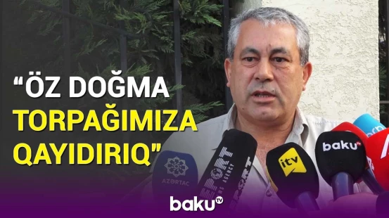 Ağdamın Kəngərli kəndinə növbəti köç karvanı yola salındı