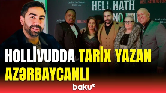 Hollivud tarixində ilk! - Azərbaycanlı rejissor Rüstəm Vəkilovun imzası qırmızı xalıda