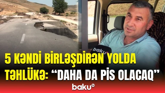 Yararsız hala düşən körpülər nə zaman bərpa ediləcək? | Şabranda sürücülər çətin durumda