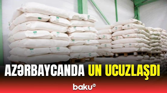 Unun topdansatış qiymətində azalma | 50 kiloqramlıq kisə indi neçəyədir?