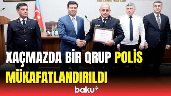 Xaçmazda Azərbaycan Polisi Günü təntənəli şəkildə qeyd olunub | Elnur Rzayev çıxış etdi