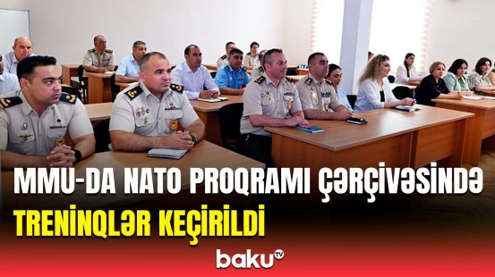 NATO-nun nümayəndə heyəti Azərbaycanda | Hərbi təhsil sahəsində əməkdaşlıqla bağlı müzakirə