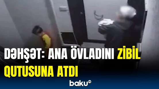 Qadın övladına elə dəhşət yaşatdı ki... | Qandonduran hadisənin video görüntüsü yayıldı