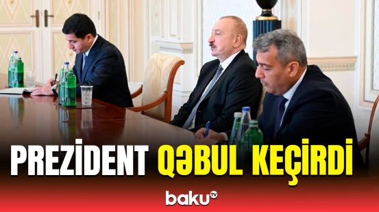 İlham Əliyev Pakistan Milli Assambleyası sədrinin başçılıq etdiyi nümayəndə heyətini qəbul edib