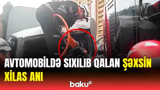 Gəncə prospektində təhlükəli anlar | FHN görüntülər yaydı