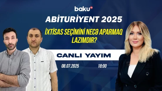 İxtisas seçimi ilə bağlı sual-cavab | Abituriyent - 2025 | CANLI YAYIM