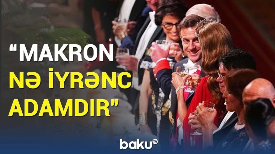 Emmanuel Makron Keyt Midltonla "qeyri-adi" söhbət etdiyi üçün tənqid olundu