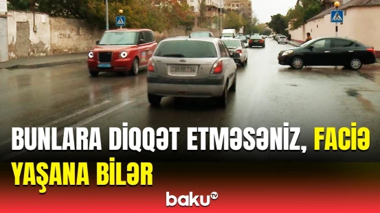 Yol polisindən hava ilə bağlı sürücülərə və piyadalara xəbərdarlıq