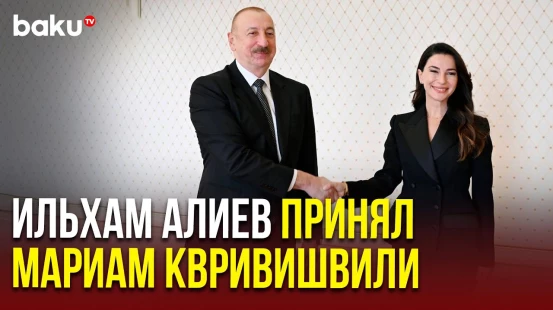 Президент Азербайджана принял министра экономики и устойчивого развития Грузии