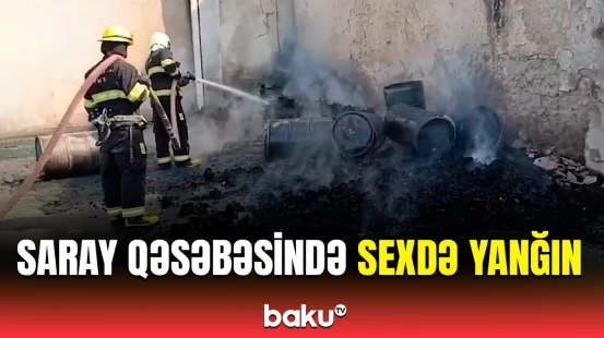Sexdə baş verən yanğına FHN müdaxilə etdi